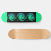 LIGHT VORTEX, schwarz, blau Skateboard (Horizontal)