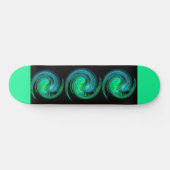 LIGHT VORTEX, schwarz, blau Skateboard (Horizontal)