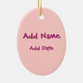 Light Water Polo Player Girl Keramikornament (Hinten)