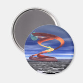 :Light Wave 5: Designer-Produkte von CricketDiane Magnet (Vorderseite/Rückseite)