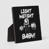 Light Weight Baby - Gym Workout Motivierend Fotoplatte (Vorderseite)