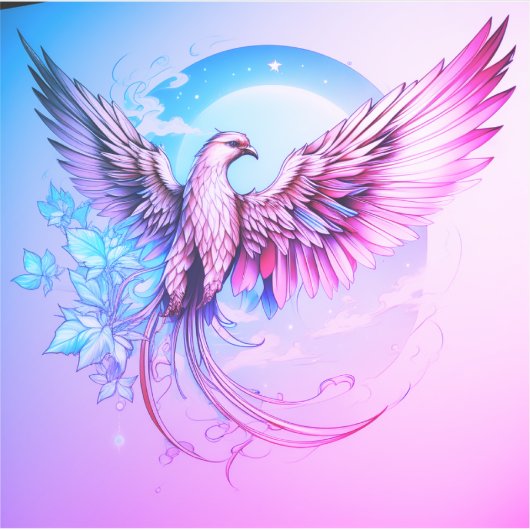 Light Wing Tattoo Art Aufkleber (Vorderseite)