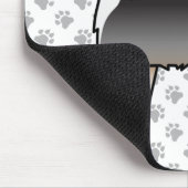 Light Wolf Gray Siberian Husky Niedlich Cartoon Do Mousepad (Ecke)