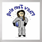 Light Woman Astronaut Poster (Vorne)