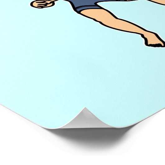 Light Womens Wrestling Poster (Ecke)