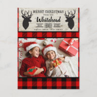 Light Wood Deer Red Black Buffalo Foto