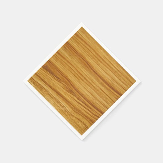 Light Wood Grain Serviette (Ecke)