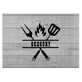 Light Wood Grillmaster Utensil Schneidebrett