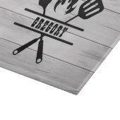 Light Wood Grillmaster Utensil Schneidebrett (Ecke)