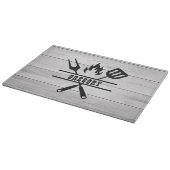 Light Wood Grillmaster Utensil Schneidebrett (Ecke)