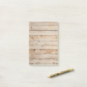Light Woodgrain Barnboard Post-it Klebezettel (Auf Schreibtisch)