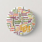 Light Word Cloud Art Print Button (Vorderseite)