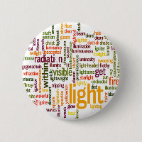 Light Word Cloud Art Print