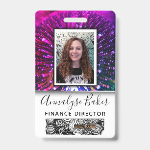 Light Worker Beruflich CNA Nurse Foto Name Ausweis