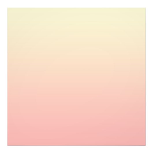 Light Yellow and Pink Gradient Fotodruck (Vorne)