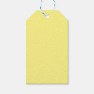 Light Yellow #FFF888, Marzipan Geschenkanhänger