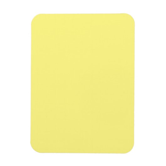 Light Yellow #FFF888, Marzipan Magnet (Vertikal)