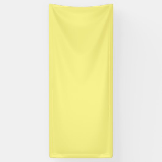 Light Yellow #FFF888, Marzipan Vinyl Banner (Vertikal)