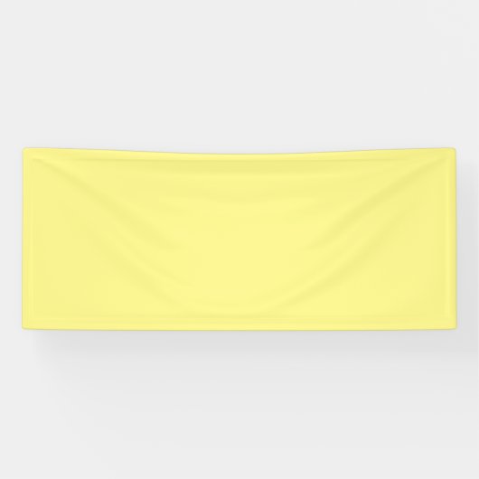 Light Yellow #FFF888, Marzipan Vinyl Banner (Horizontal)
