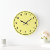 Light yellow große wanduhr (Zuhause)