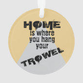 Light Zuhause ist der Ort, an dem Sie Ihr Trowell Ornament (Rückseite)