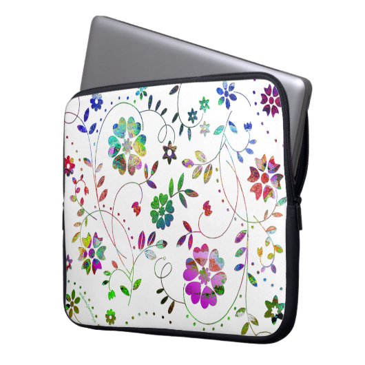 'LightBloom Laptopschutzhülle (Vorderseite Links)