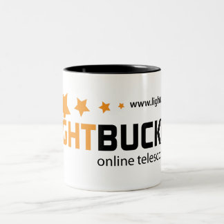 LightBuckets Logo-Tasse Zweifarbige Tasse