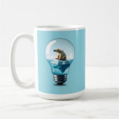 Lightbulb Iceberg - Polar Bear in a Lightbulb Kaffeetasse (Links)