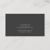 LIGHTBULB LOGO Nr. 2 Visitenkarte (Rückseite)