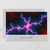 Lightcleave - Fraktal Art Einladung (Vorne/Hinten)