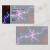 Lightcleave - Fraktal-Kunst Visitenkarte (Vorne/Hinten)