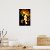 Lighted Interior of Carlsbad Caverns National Park Poster (Küche)