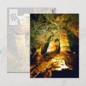 Lighted Interior of Carlsbad Caverns National Park Postkarte (Vorne/Hinten)