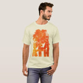 Lighted Orange Swirl T-Shirt (Vorne ganz)