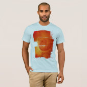 Lighted Orange Swirl T-Shirt (Vorne ganz)