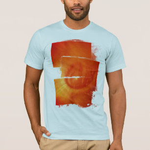 Lighted Orange Swirl T-Shirt