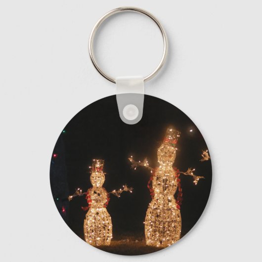 Lighted Snowmen Schlüsselanhänger (Vorderseite)