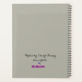 Lighten my Way Jeden Weekly Planner Planer (Rückseite)