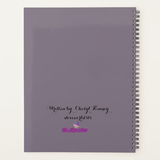 Lighten my Way Jeden Weekly Planner Planer (Rückseite)