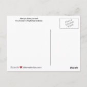 Lighten Up_B_ Postcard Postkarte (Rückseite)