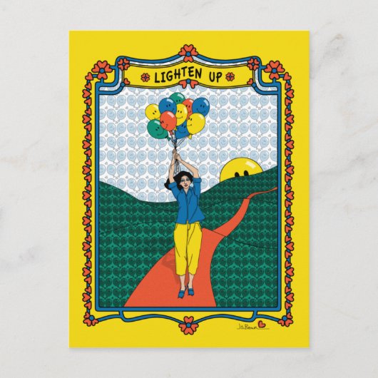 Lighten Up_B_ Postcard Postkarte (Vorderseite)