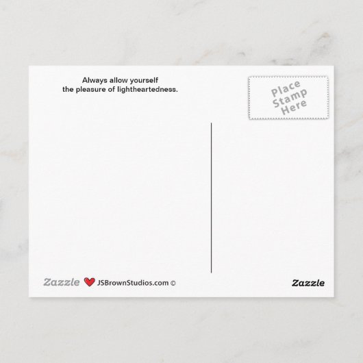 Lighten Up_C_ Postcard Postkarte (Rückseite)