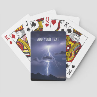 Lightening Bolt Storm Playing Cards Multiple games Spielkarten