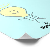 LightenUp-Poster Poster (Ecke)
