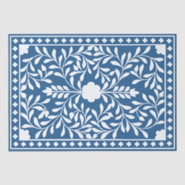Lighter Blue traditional Bone Inlay Decouapage Seidenpapier