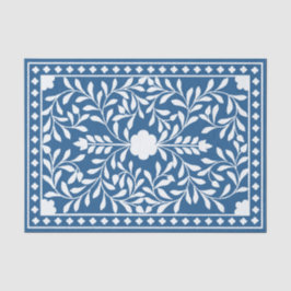 Lighter Blue Traditional Bone Inlay Decoupage  Seidenpapier