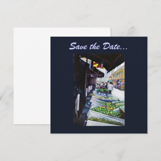 Lighter Side of Lavender Street, Singapur Save The Date (Vorne/Hinten)