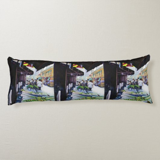 Lighter Side of Lavender Street, Singapur Seitenschläferkissen (Rückseite)