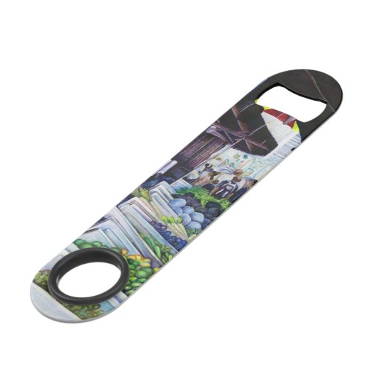 Lighter Side of Lavender Street, Singapur Speedflaschenöffner (Vorderseite Schrägansicht)