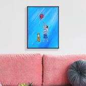 Lighter than Air Painting by Alfred Fox Leinwanddruck (Insitu (Wohnzimmer))